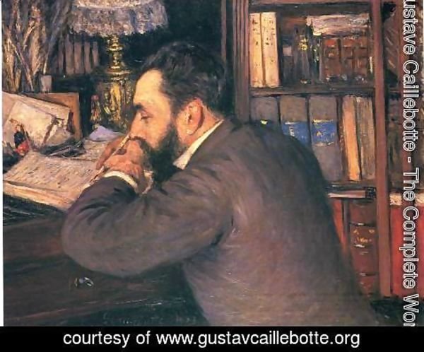 Gustave Caillebotte - Portrait Of Henri Cordier