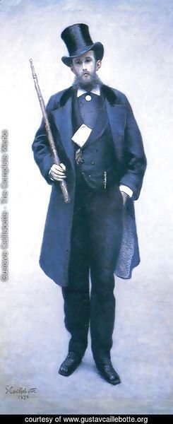 Gustave Caillebotte - Portrait Of Paul Hugot