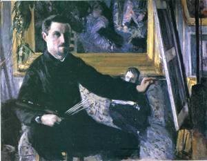 Gustave Caillebotte - Self Portrait With Easel