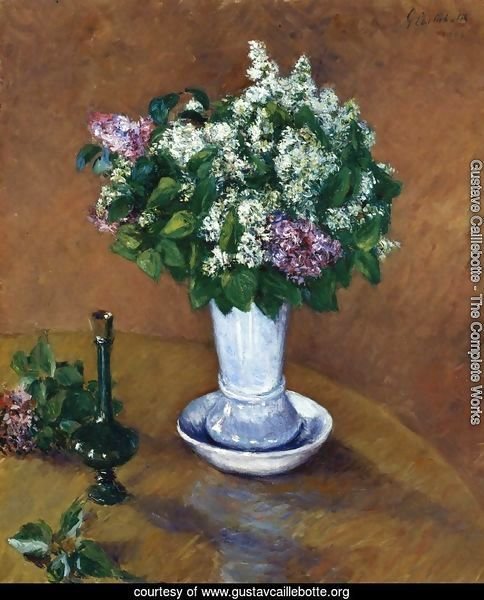 Still LIfe With A Vase Of Lilacs