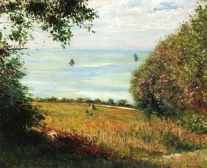 Gustave Caillebotte - View Of The Sea From Villerville Aka Sea Scape