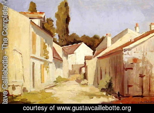 Gustave Caillebotte - Yerres  Close Of The Abbesses