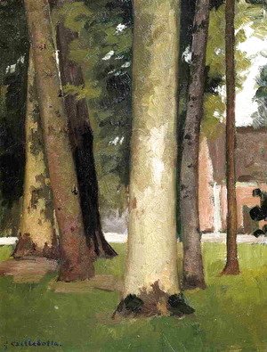 Gustave Caillebotte - Yerres  Through The Grove  The Ornamental Farm
